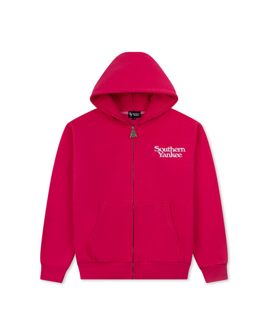 Southern Yankee Zip Logo Hoodie