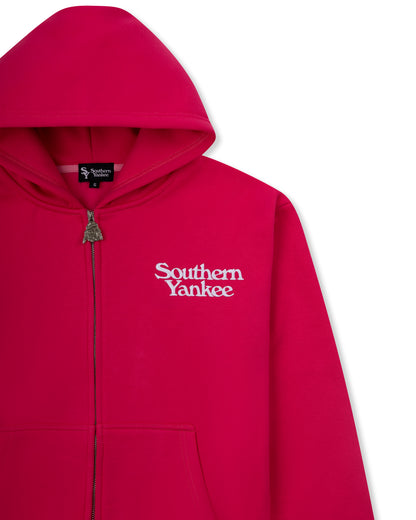 Southern Yankee Zip Logo Hoodie