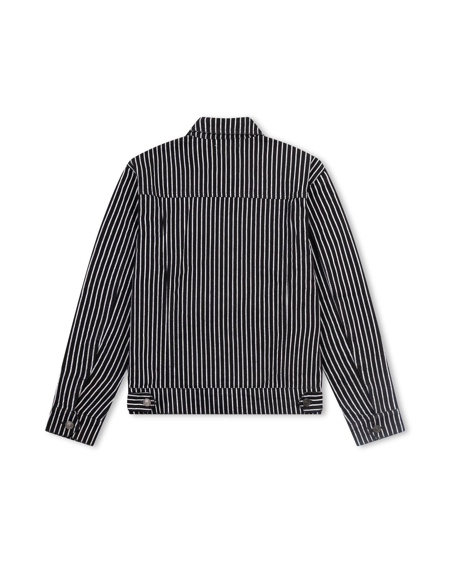 Railroad Pinstripe Denim Jacket